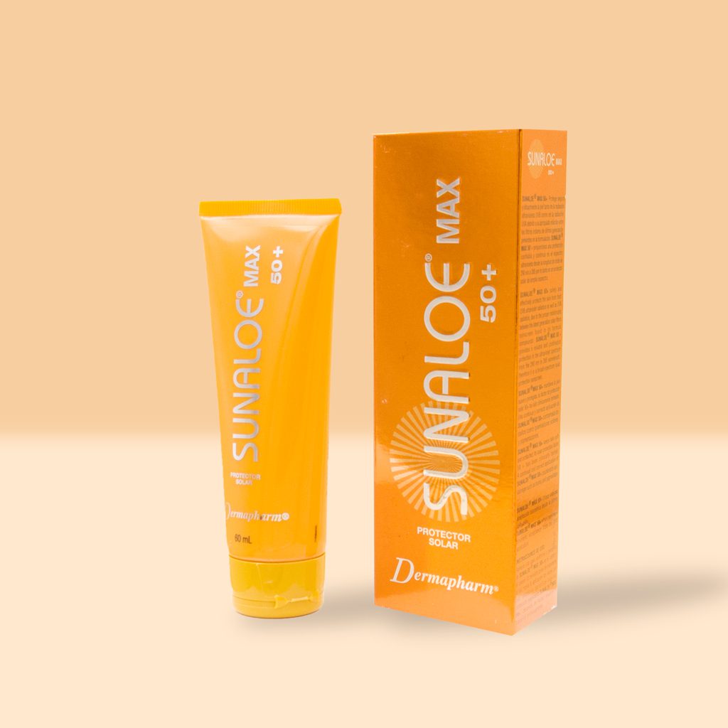 Protector solar facial y corporal Sunaloe Max
