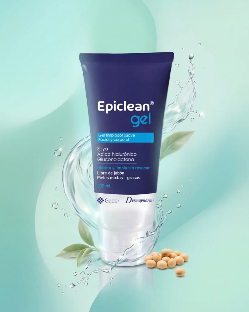 Limpiador facial a base de soya y té verde